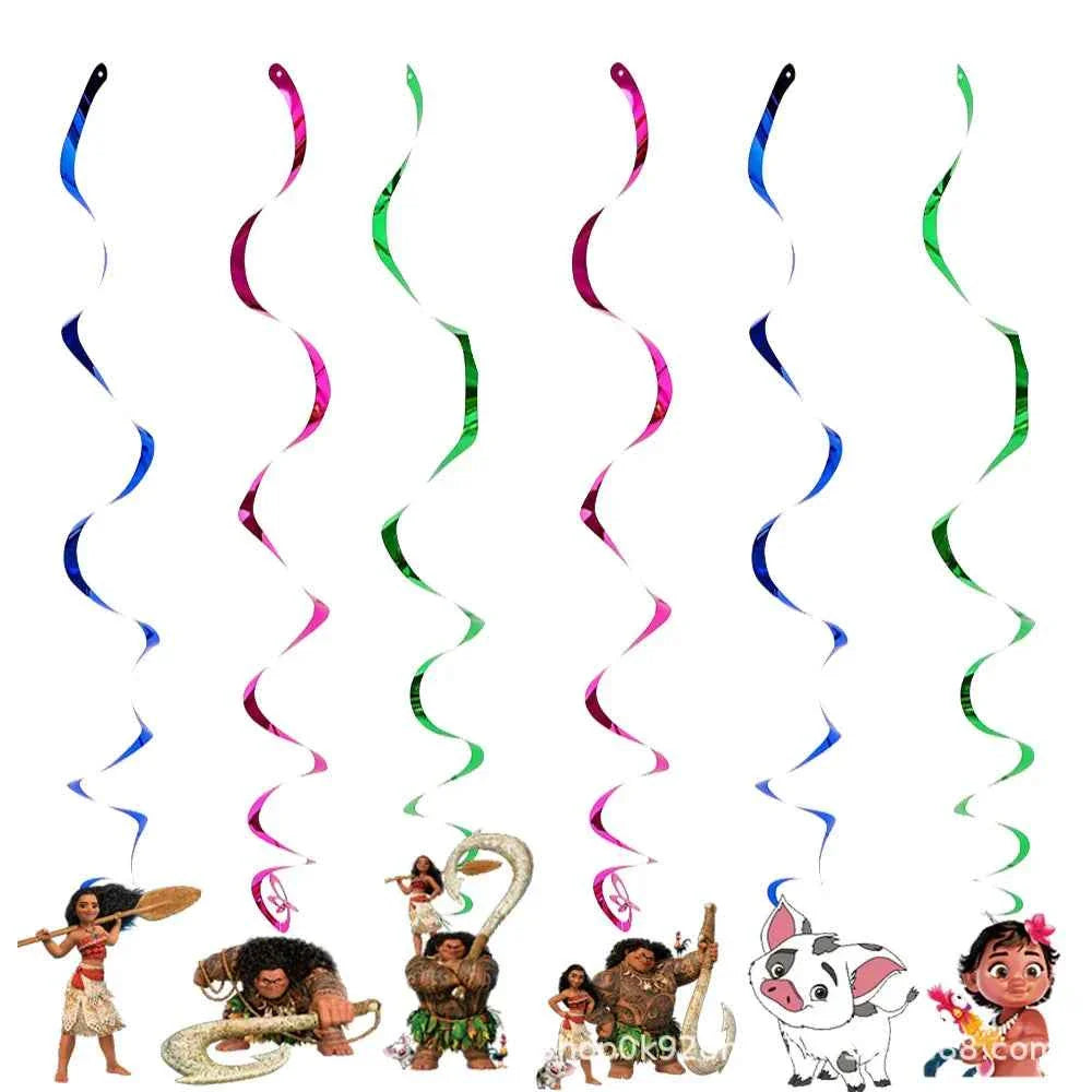 Moana Party Decorations Balloons Set Tableware Napkins Cups Plates Backdrop Kit Disney Vaiana Theme Happy Birthday Deco Supplies