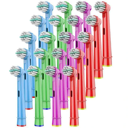 20/16/8/4PCS EB-10A/EB10-X Soft Bristle Kids Toothbrush Head Compatible For Oral b