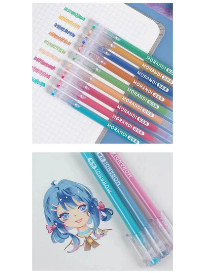 Languo 27-207 Colors Of One Set Drawing Handbook Pens Student DIY Graffiti Multi-Color Gel Pen Writing Marker Stationery