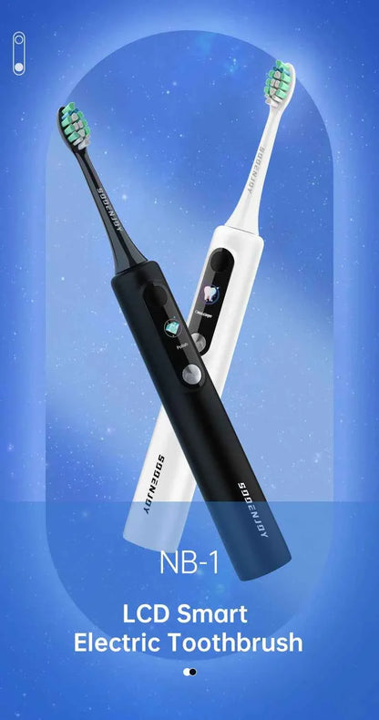 SOOENJOY Sonic Electric Toothbrush Smart LCD Screen Sonic Tooth Brush DIY Mode Automatic Cleaner Adult NB-1 Teethbursh