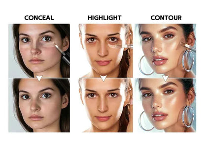 Lakerain Multi-purpose Concealer For Face Covers Freckles Even Skin Tone Moisturizing Long-lasting Sculpting Liquid Concealer