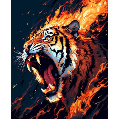 Diy Paint By Numbers For Adults Beginners Wolf Animals Acrylic Painting By Number Kits Home Decoration Framelessless