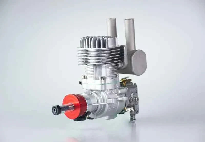 RCGF 20cc RE Rear Exhaust Gas Engine, Walbro Carburetor for Sport Scale RC Models