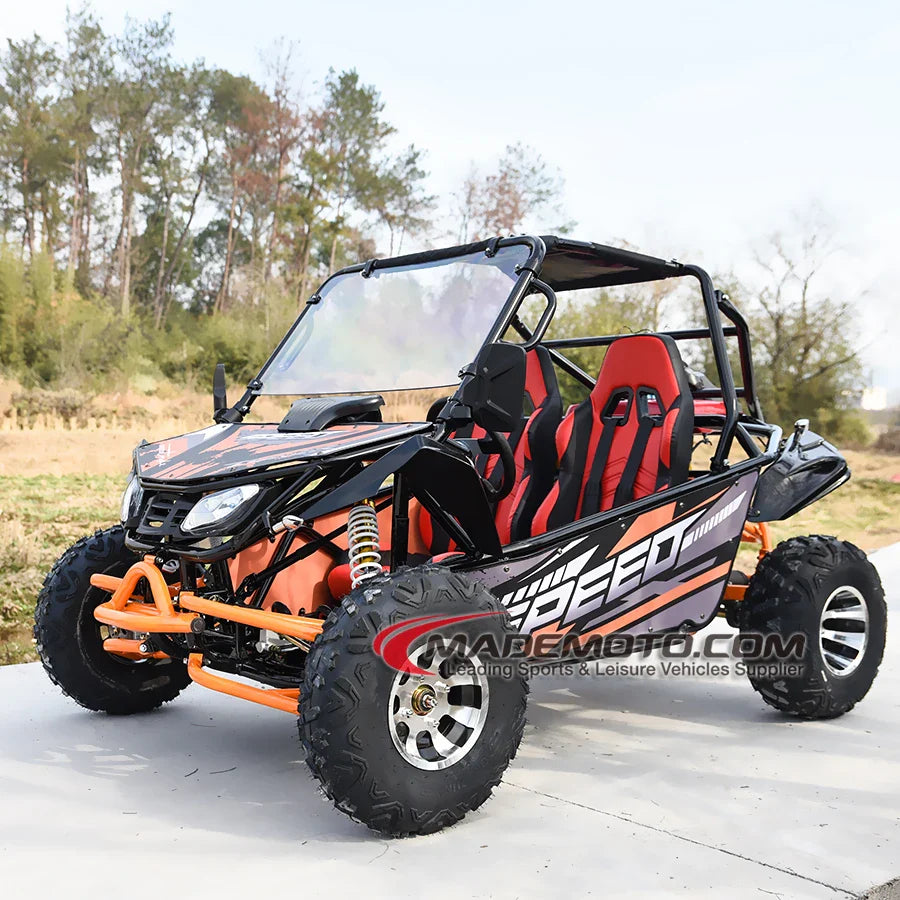 Adult Gas Off Road Go Kart 4 Wheel Two Seat Buggy for Sale Entertainment Equipment Outdoor Go-Karting At The Amusement Park