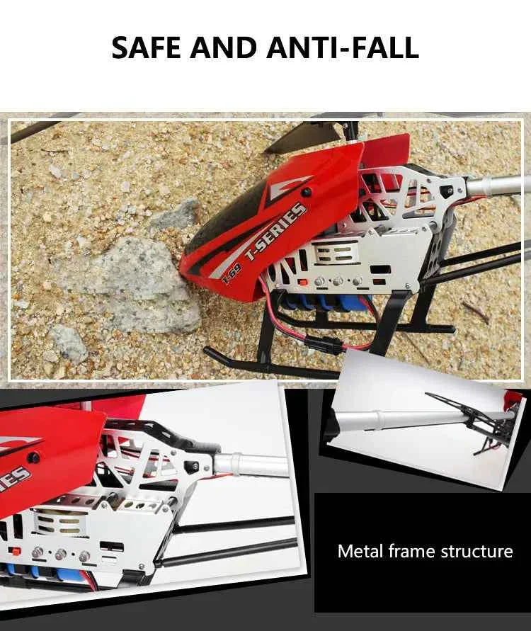 RC Helicopter Durable Charging UAV Model Toy Fall-resistant Remote Control UAV Outdoor Aircraft Children's Birthday