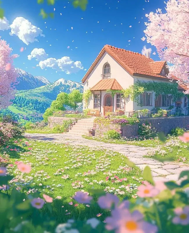 RUOPOTY Paint By Number Kit On Canvas For Adults Scenery Oil Acrylic Painting Home Decoration Gifts