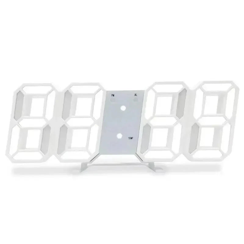 Multifunctional USB Ported LED 3D Digit Style Digital Clock