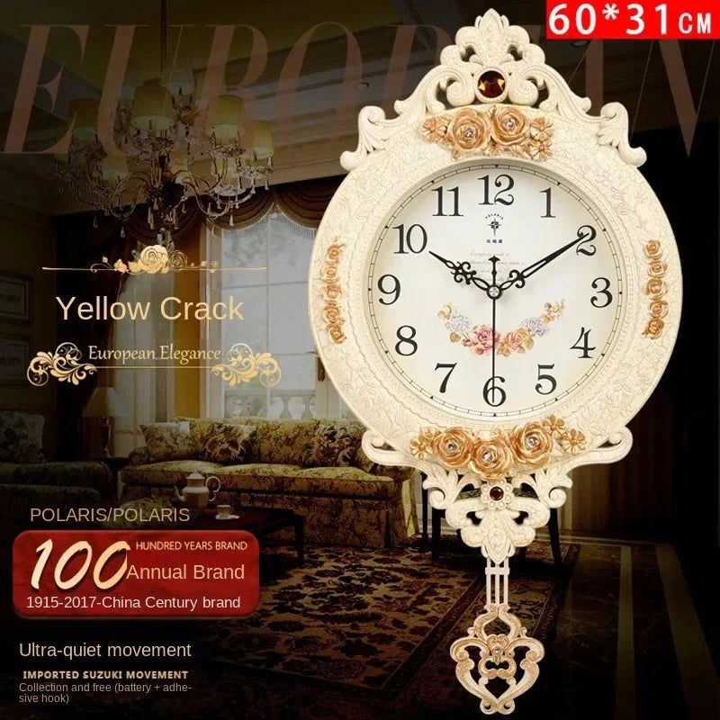 Polaris Light Luxury Home Design 60cm Wall Clock