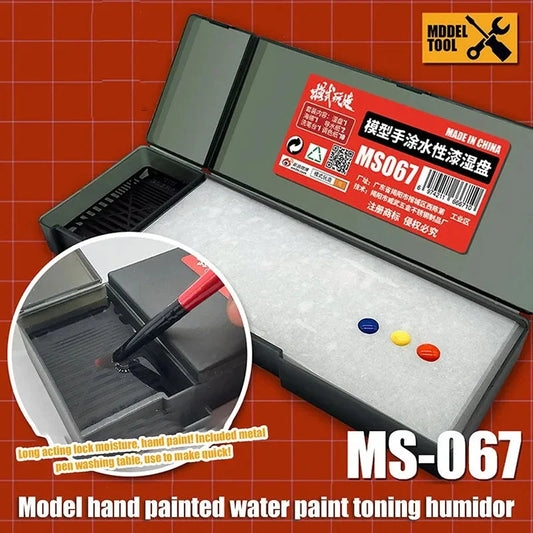 Water-based Paint Set Hand-painting Wet Palette Coloring Tool Pigment Toning Moisturizing Box for  Tools Hobby DIY