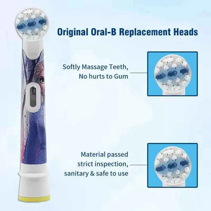 Oral B Kid's Replacement Brush Heads EB10 Frozen Replacement Heads Soft Brush Refills For Oral B Children Electric Toothbrush