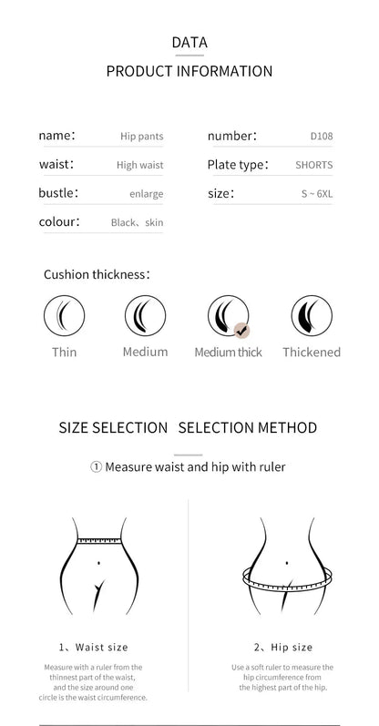 Women Butt Lifter Padded Lace Shapewear Thicker Butt Enhancer Control Panties Seamless Fake Buttock Underwear Big Booty Shorts