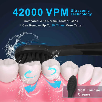 Seago Electric Toothbrush Two-engines Magnetic Core Oral Care Smart Adult Timer Brush Waterproof Brushes SG540