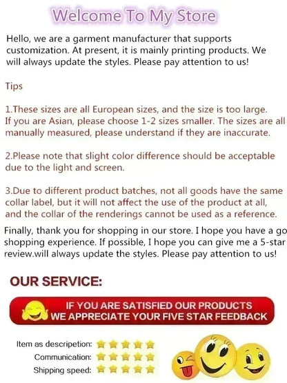 High-quality printed loose short-sleeved T-shirts for men and women from popular autumn and winter brands in 2025