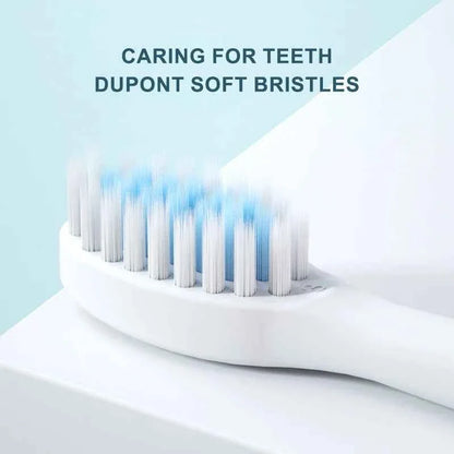 6 Modes Electric Sonic Toothbrush USB Rechargeable for Adults Ultrasonic Tootbrush with 4/8 Replacement Heads Smart Timer IPX7