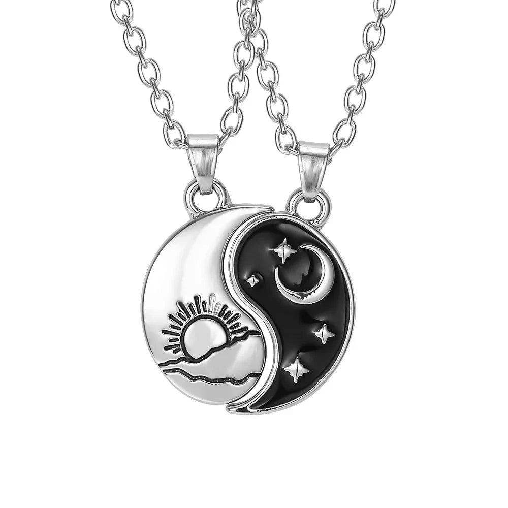 New Best Friends Necklace For Women Girls Broken Heart Puzzle Musical Note Pendant Necklaces BFF Friendship Forever Jewelry Gift