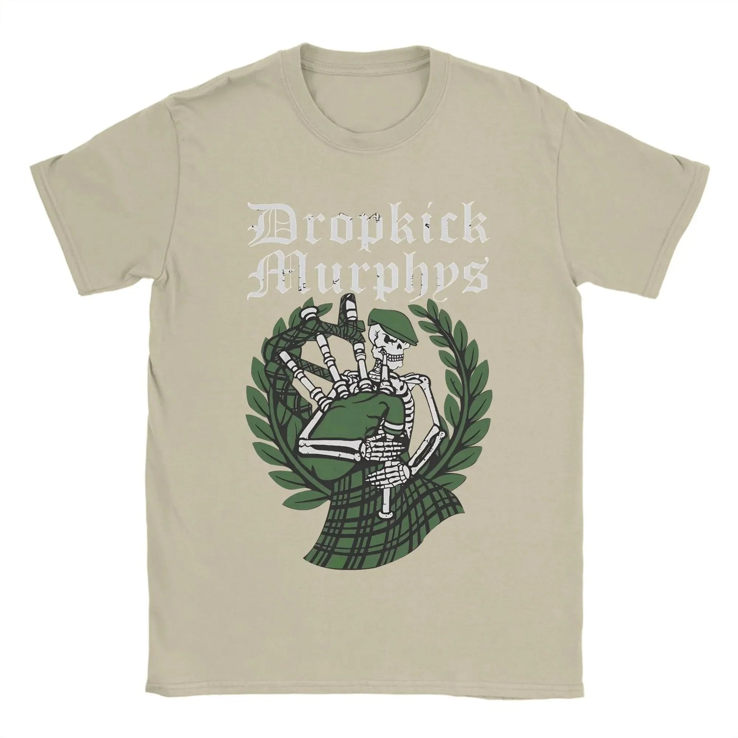 Men's T-Shirts Dropkicks Murphyss Band Novelty 100% Cotton Tee Shirt Short Sleeve  T Shirt Crewneck Clothing Gift Idea