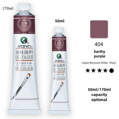 Marie's Oil Paint 170ML Oil Painting Art Creation Pigment Large Oil Paint Paint Single Commonly Used 24 Colors
