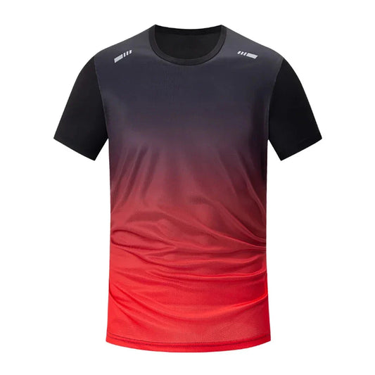 Summer t Shirt For Men Casual White t-Shirts Man Short Sleeve Top Breathable Tees Quick Dry Gym Shirt Soccer Jersey Male Clothes
