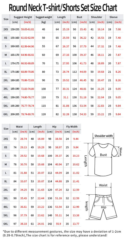 ROMANTIC CITY PARIS Printed Sport T-shirt+shorts Suit Set Men Male Luxury Tracksuit Outfit Summer Oversized 2 Piece Set Clothes