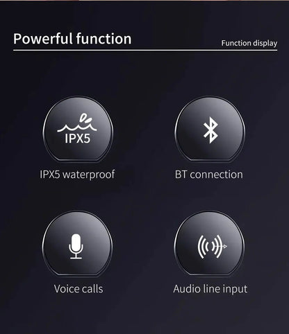 Speaker TG506 Portable Mini Wireless Soundbar Bluetooth 5.0 Outdoor Indoor HIFI Loudspeaker Support TF Card FM Radio Waterproof