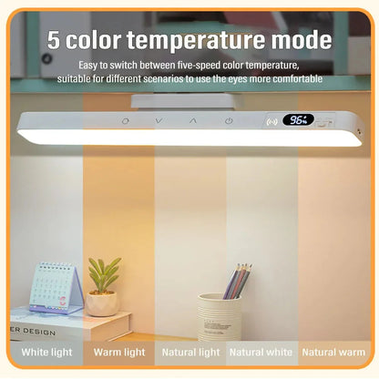 Touch Table Lamp Magnetic Desk Lamp Bulit-in Rechargeable Battery for Reading Cabinet Mirror Bedside Rechargeable Night Lights