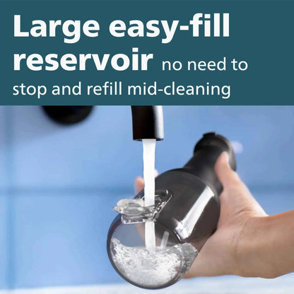 Philips Sonicare 2000 series tooth flosser HX3826, 250 ml water container, USB-C cable, 3 strengths, 360° rotation