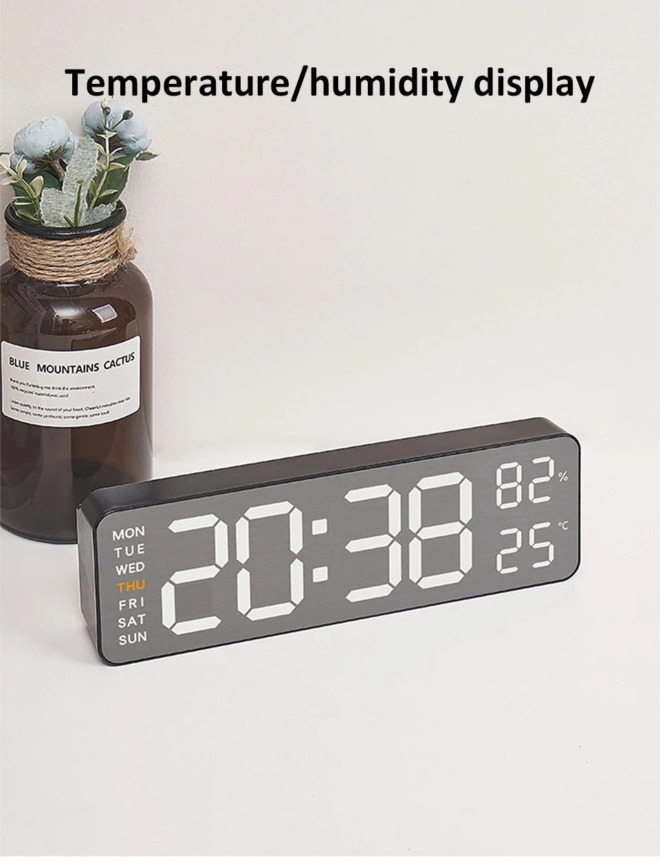 Mirror Brushed Finish Wall Clock Premium Modern Home Wall Clock
