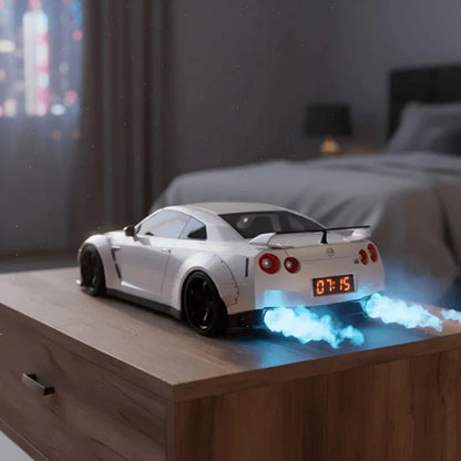 Lenovo New Hypercar-shaped Novelty Alarm Clock Realistic Engine Light Effects Portable Creative Desk Decor For Perfect Gift