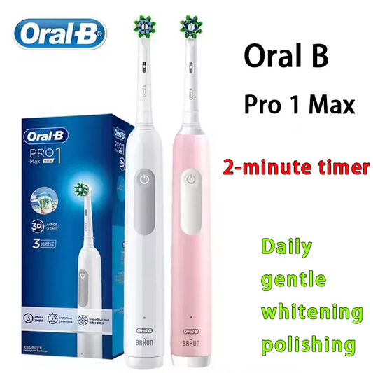 Oral B Electric Toothbrush Oral B Pro1 Max 3D Sonic Electric Toothbrush Teeth Whitening Precise Visible Pressure Sensor Smart
