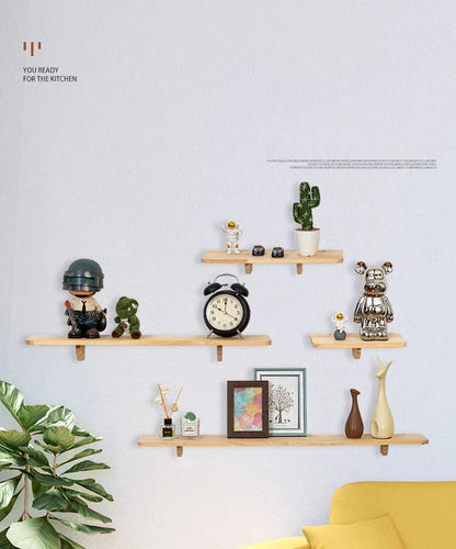 Floating Shelves for Wall Decor,Soild Wood Wall Mounted Shelf for Bathroom,Bedroom,Living Room Kitchen Storage&Decoration