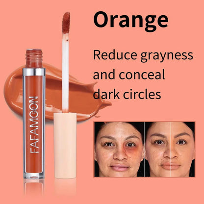 7-color Concealer Eye Dark Circles Red Spots Acne Marks Cover Liquid Concealer Face Foundation Correcting Skin Color Cosmetics