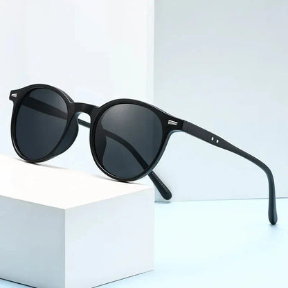 Stylish Round Frame Sunglasses Men Women Casual Vintage Outdoor Sports Eyewear Unisex Ultralight UV400 Sun Glasses Goggles