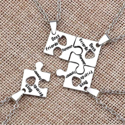New Best Friends Necklace For Women Girls Broken Heart Puzzle Musical Note Pendant Necklaces BFF Friendship Forever Jewelry Gift