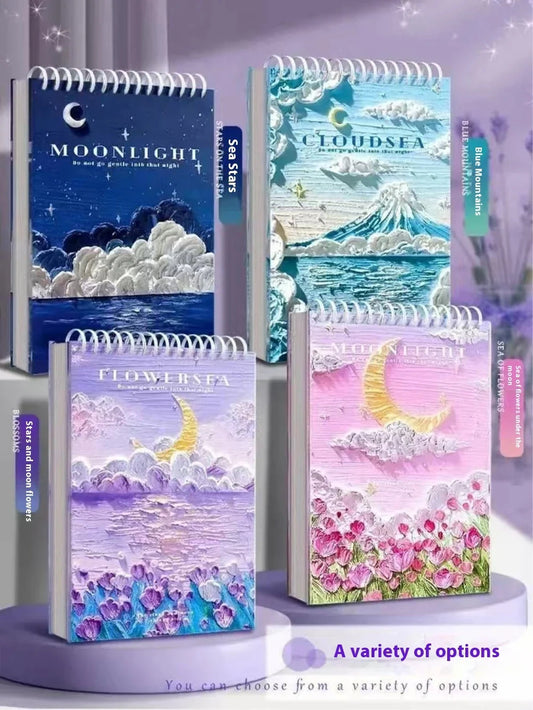 A4 Professional Sketchbook: Ultra-Thick Paper, 16K Painting Diary Notebook, Essential Art School Supplies, Ideal for Pencil Sket
