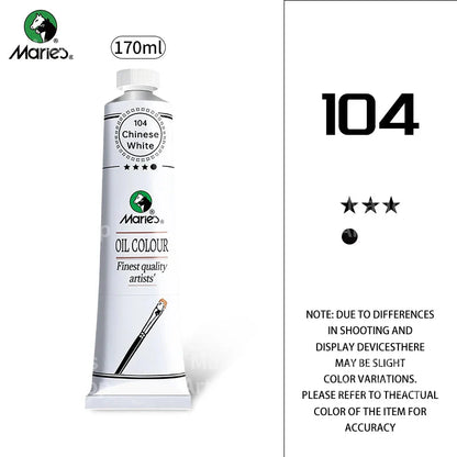 Marie's Oil Paint 170ml/5.95oz Large Tube,Art Supplies for Canvas Painting,Egg,Graffiti,Fabric,Stone,Leather,Wood,Ceramic