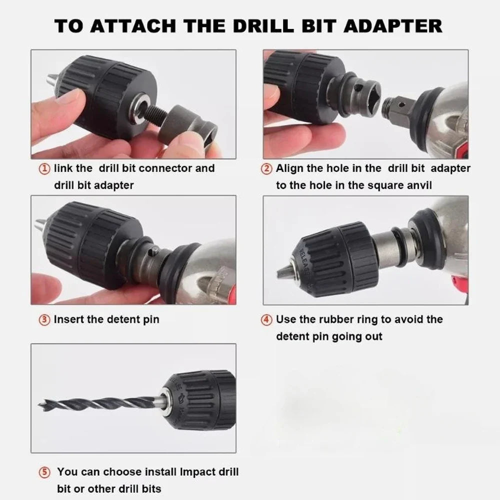 Brushless Impac Wrench 500N.m Electric Driver 1/2" Repair Cordless Screwdriver 4 Gears Power Tools for Milwaukee 18V Battery