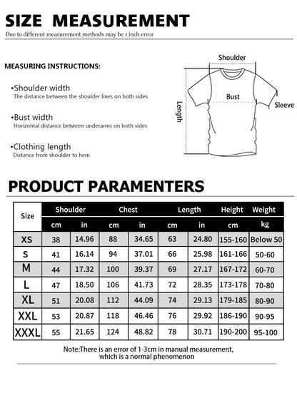 Summer Men's T Shirt Short Sleeve Paris Pattern Print Casual O-Neck Oversized Pullover Fashion Streetwear Male Clothing T-Shirts