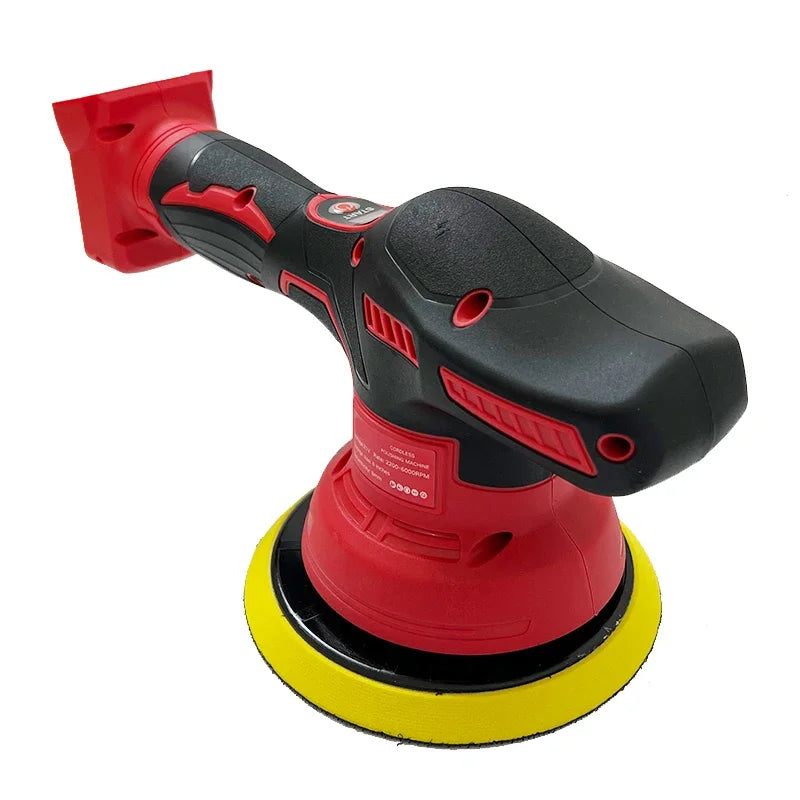 Fit Milwaukee Cordless Polisher 8 Gears Digital Display Electric Polisher Auto Car Waxing Polishing Machine For 18V 20V Battery