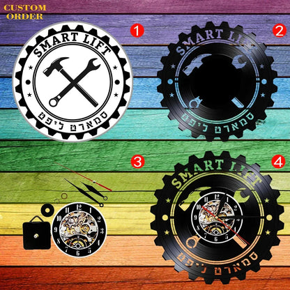 The Kitchen The Heart Of The Home Inspired Vinyl Record Clock Modern Design Vinyl Wall Watch Kitchen Decor Noiseless Timepieces