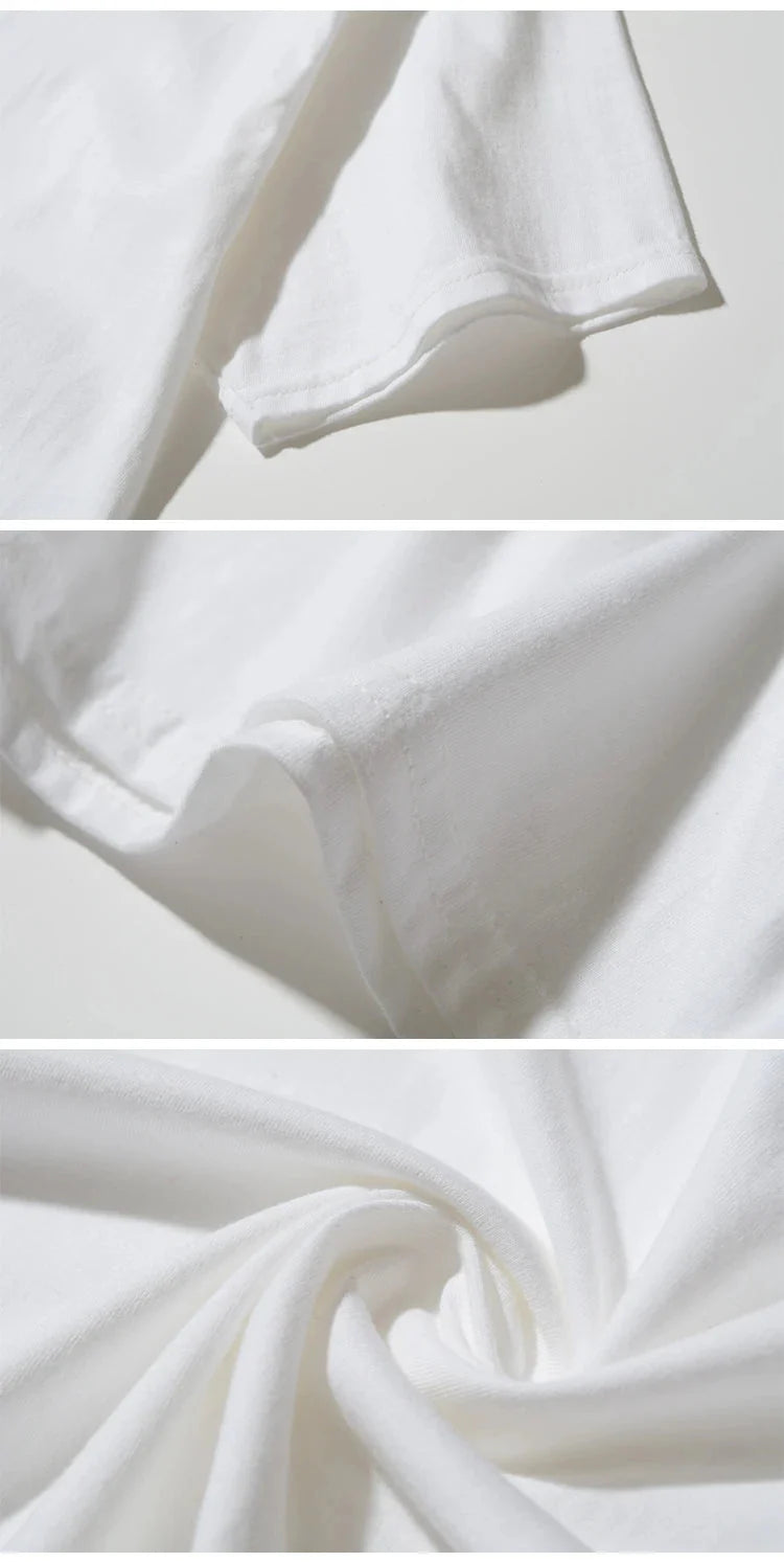 Spring/Summer 2026 Summer New Parisian Style Letter Printed Yellow Tape Heavyweight Top Short Sleeved Shirt