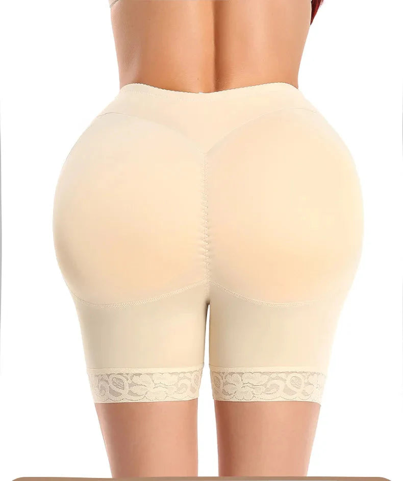 Women Butt Lifter Padded Lace Shapewear Thicker Butt Enhancer Control Panties Seamless Fake Buttock Underwear Big Booty Shorts