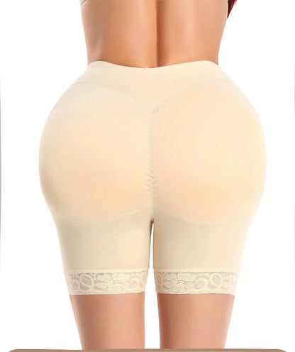 Women Butt Lifter Padded Lace Shapewear Thicker Butt Enhancer Control Panties Seamless Fake Buttock Underwear Big Booty Shorts
