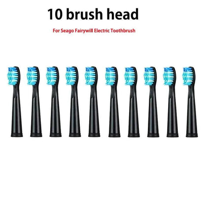 Toothink Replacement Brush Heads - Compatible with Fairywill/Seago FW-507/508/917/959 - 5-10Pcs Dupont Bristle Set