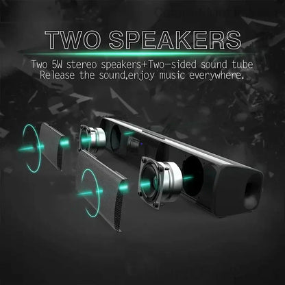 BS-28B High Quality Bluetooth Speaker High Power Wallmounted Wireless 40w Sound Bar Stereo Home Theater TV Strong Bass Sound Bar