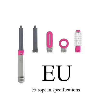 5-in-1 Negative Ion Automatic Curling Iron Multifunction Convenient Hair Dryer Volume Straight Hot Air Comb Curly Girl Method