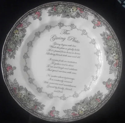 British Friendship Village series, decorative plates, Western food plates