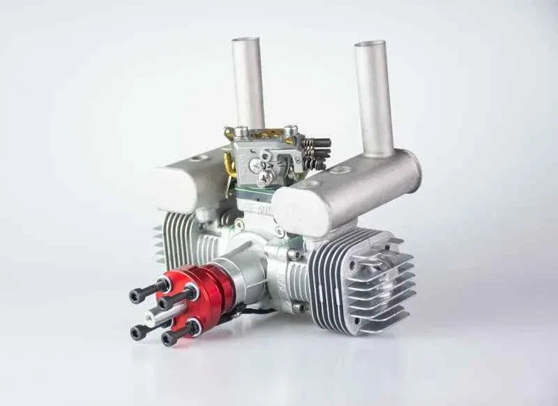 RCGF 40cc Twin Gas Engine with Walbro Carb, for Competition Scale RC Models