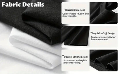 Men's Black T-shirt Spring Summer New T-shirts Y2K High Street Punk American Spring Summer Men Retro Shirt Print Top