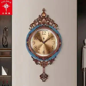 Large Luxury Gold Wall Clock Living Room Silent Creative Swing Wall watches Bedroom Quartz Clocks Wall Home Decor