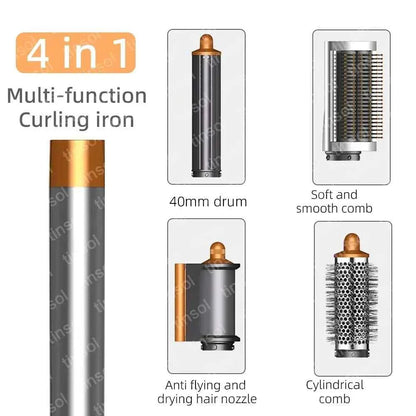 7-in-1 multifunctional curling iron  hair dryer and straightener set, styling tool that allows salon-quality styling at home